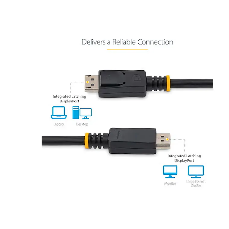 Cable DisplayPort 1.2 4K 60Hz Certificado VESA 3m StarTech DISPLPORT10L  3