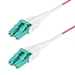 Cable de Fibra Óptica Multimodo OM4 LC a LC UPC 3m Uniboot Violeta Érica StarTech OM4RLCLC3M - Miniatura 1