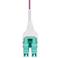 Cable de Fibra Óptica Multimodo OM4 LC a LC UPC 3m Uniboot Violeta Érica StarTech OM4RLCLC3M - Miniatura 4