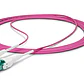 Cable de Fibra Óptica Multimodo OM4 LC a LC UPC 3m Uniboot Violeta Érica StarTech OM4RLCLC3M - Miniatura 5