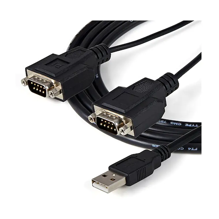Adaptador USB a Serie RS232 de 2 Puertos FTDI 1,8m StarTech ICUSB2322F 5