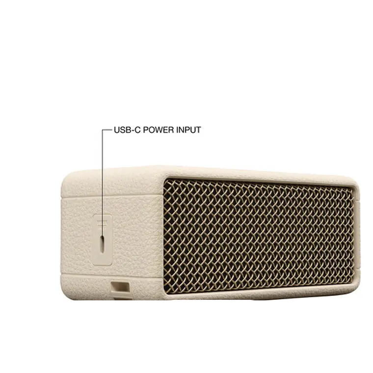 Altavoz Bluetooth Portátil Marshall Emberton III Cream con Sonido 360° e IP67 3