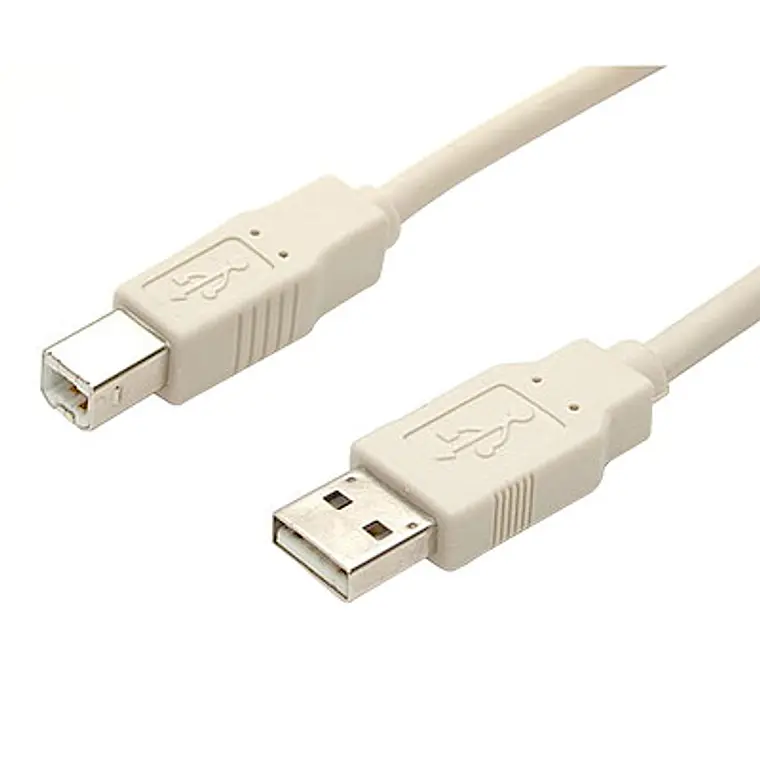 Cable USB 2.0 A a B 6 ft Beige Macho a Macho USBFAB_6 1