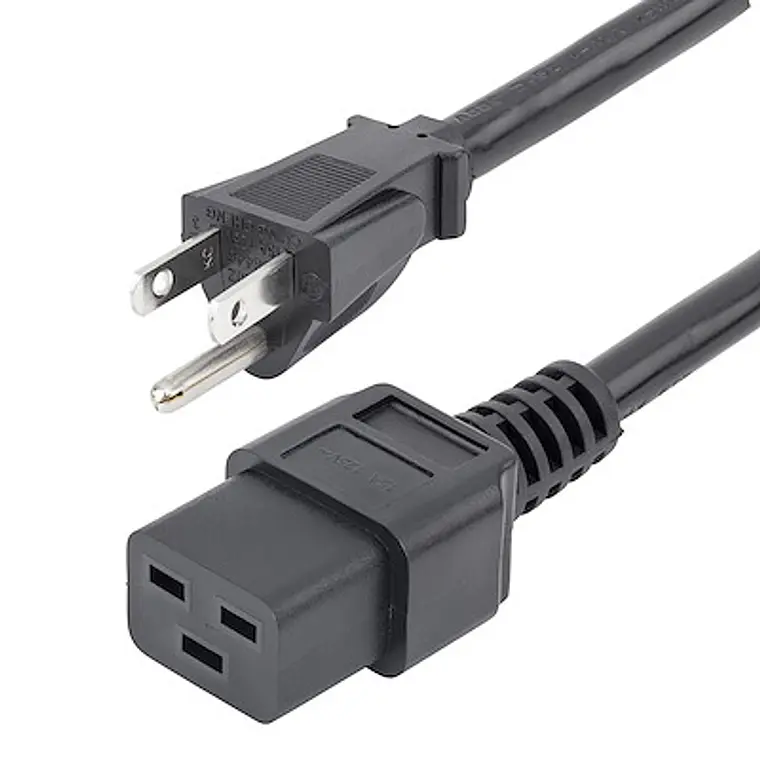 Cable de Alimentación NEMA 5-15P a C19 de 1.8 m StarTech PXT515C19146 1