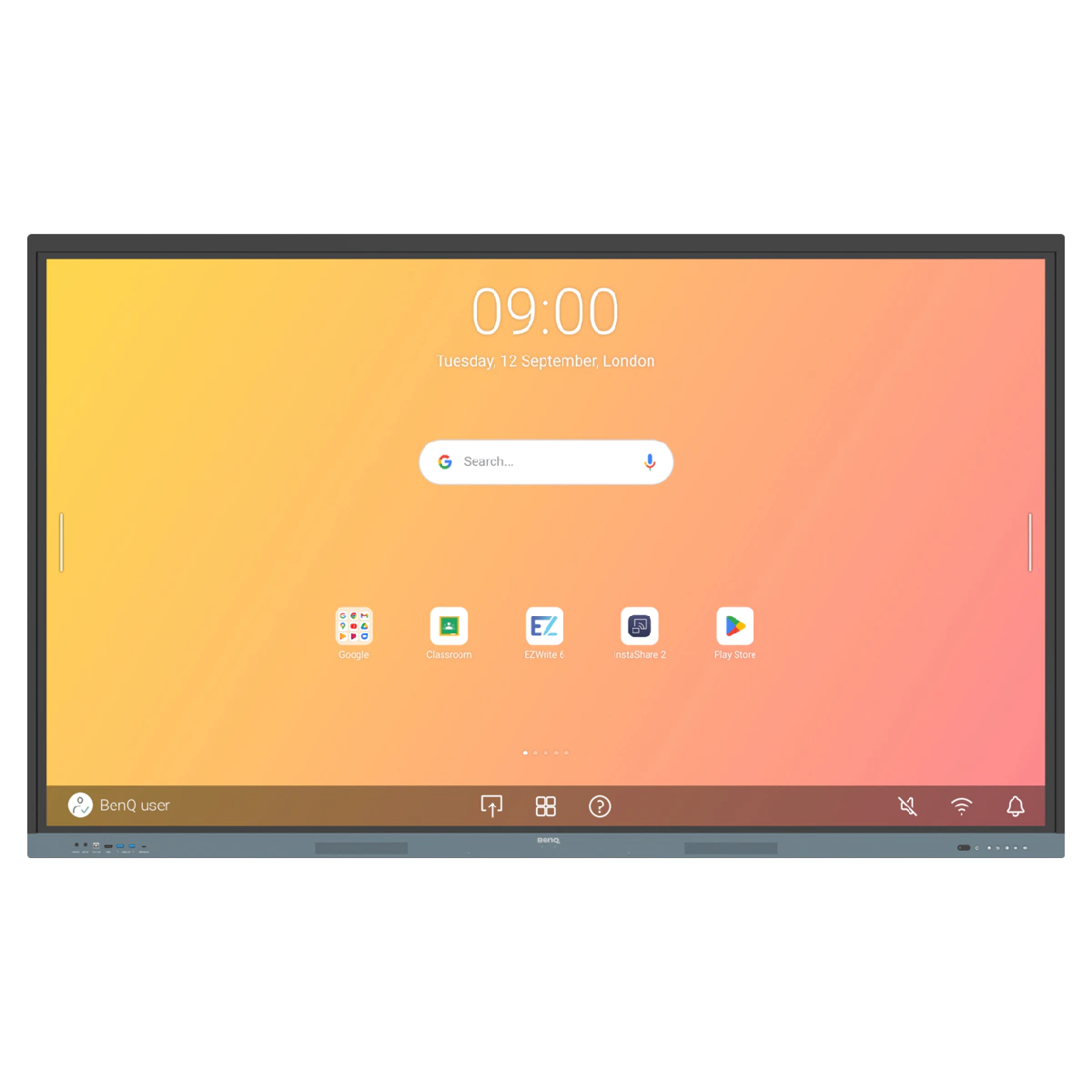 Pantalla 75" Interactiva BenQ Board Essential EDLA Android 14