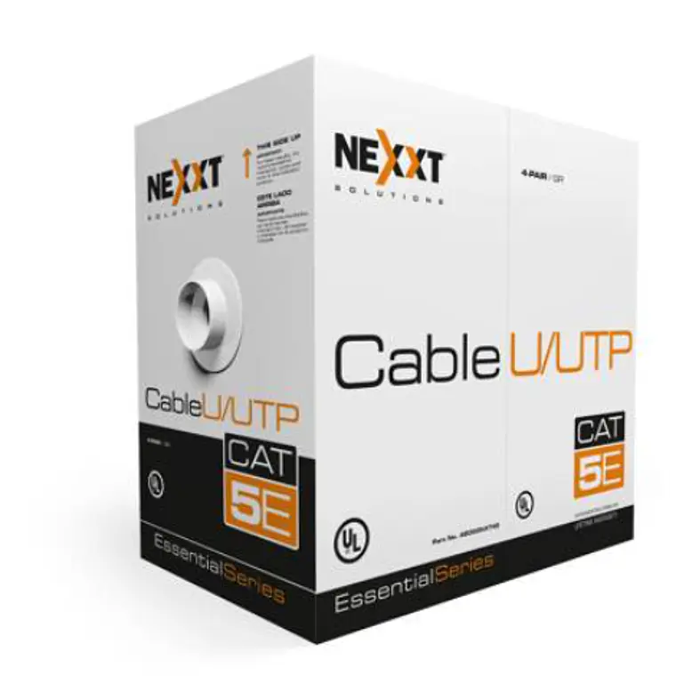 Cable Cat5e UTP 305m Nexxt Essential 24AWG Gris (AB355NXT45) 3
