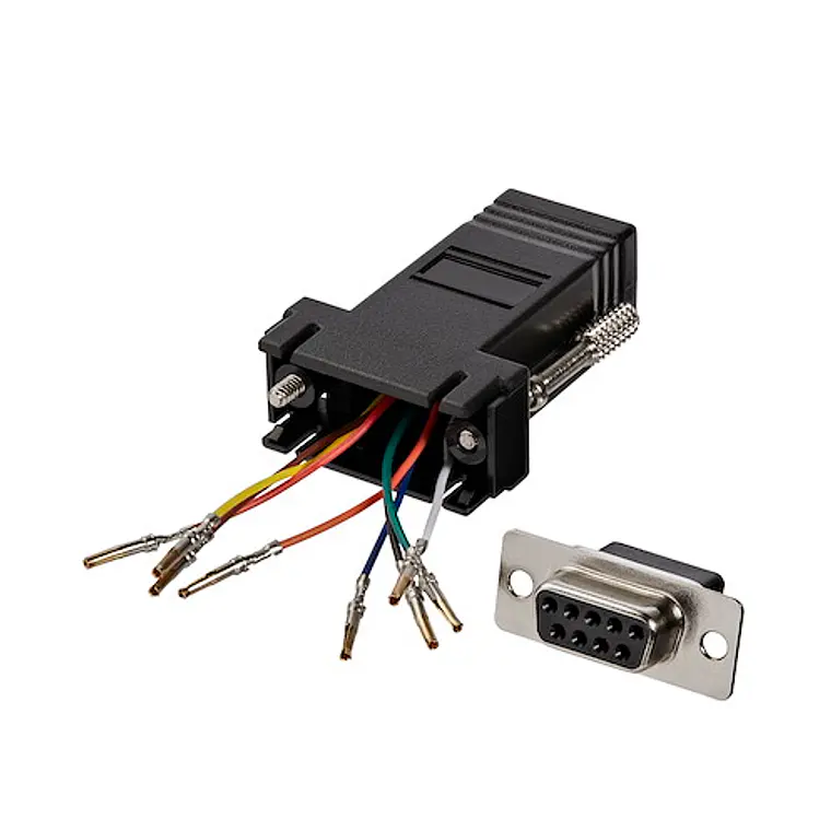Adaptador Conversor Modular DB9 a RJ45 StarTech Hembra a Hembra (GC98FF) 1