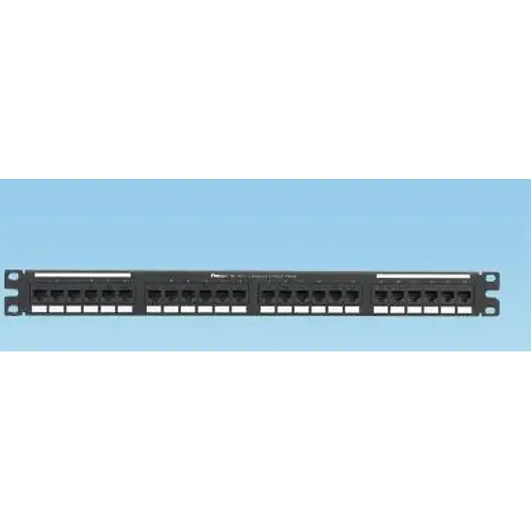 Patch Panel Cat6 UTP 24 Puertos 1U Panduit NetKey (NK6PPG24Y) 1