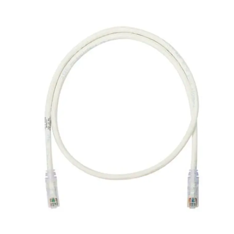 Patch Cord UTP Cat6 RJ-45 2,44m Panduit NetKey Gris 1