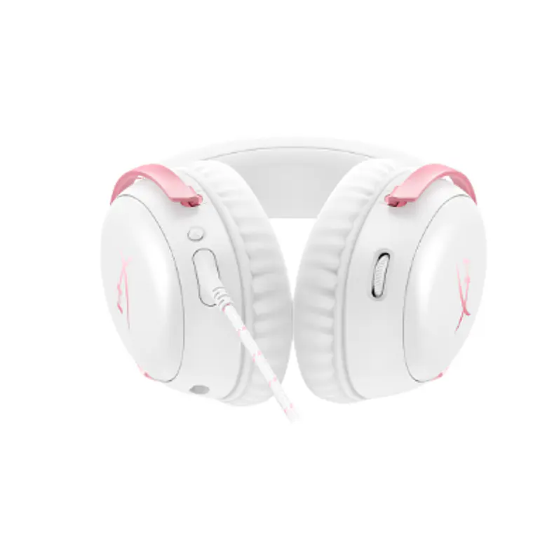 Audífonos Gamer HyperX Cloud III White Pink 53mm USB 3.5mm (9W1Q4AA) 3