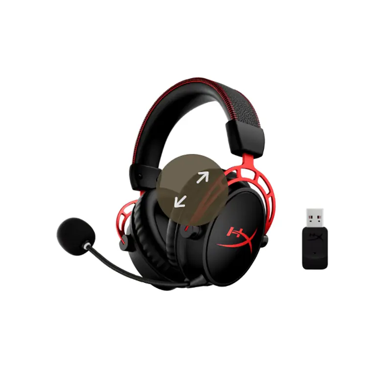 Audífonos Inalámbricos Gamer HyperX Cloud Alpha Wireless 300 Horas (4P5D4AA) 4