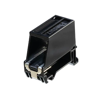 Adaptador Blindado Panduit Mini-Com de 1 Puerto para Riel DIN 35mm (CADIN1BL-S)