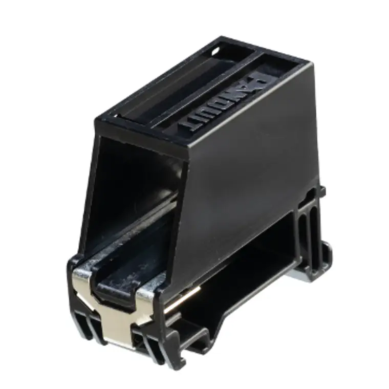 Adaptador Blindado Panduit Mini-Com de 1 Puerto para Riel DIN 35mm (CADIN1BL-S) 3