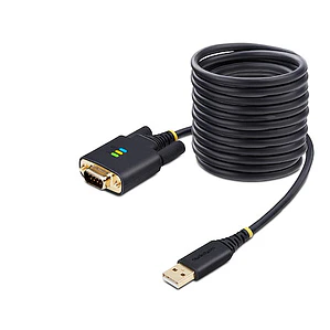 Cable Adaptador USB a Serie RS232 DB9 de 3m FTDI con Retención COM StarTech.com (1P10FFC-USB-SERIAL)
