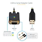 Cable Adaptador USB a Serie RS232 DB9 de 3m FTDI con Retención COM StarTech.com (1P10FFC-USB-SERIAL) - Miniatura 3