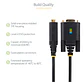 Cable Adaptador USB a Serie RS232 DB9 de 3m FTDI con Retención COM StarTech.com (1P10FFC-USB-SERIAL) - Miniatura 5
