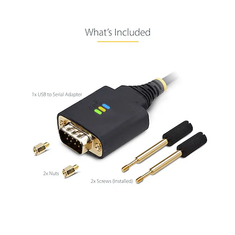 Cable Adaptador USB a Serie RS232 DB9 de 3m FTDI con Retención COM StarTech.com (1P10FFC-USB-SERIAL) 6