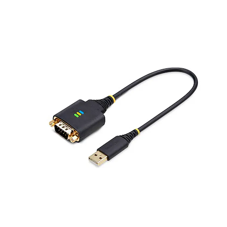 Cable Adaptador USB a Serie RS232 DB9 de 30cm FTDI con Retención COM StarTech.com (1P1FFC-USB-SERIAL) 1