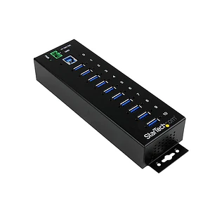 Hub Concentrador Industrial USB 3.2 Gen 1 10 Puertos StarTech.com HB30A10AME Carril DIN