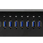 Hub Concentrador Industrial USB 3.2 Gen 1 10 Puertos StarTech.com HB30A10AME Carril DIN - Miniatura 2