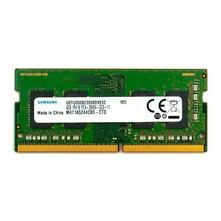 Memoria Ram 4GB DDR4 2400Mhz CL19 SoDimm Samsung PC4, 19200T 1