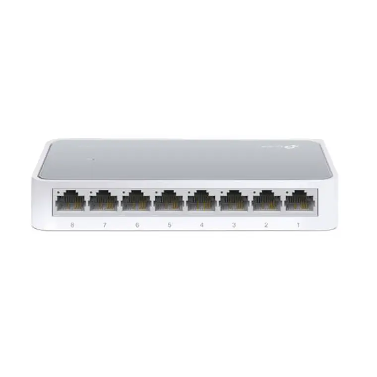 Switch 8 Puertos 10/100 Mbps TP-Link TL-SF1008D Escritorio 1