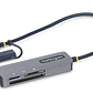 Lector de Tarjetas SD microSD CompactFlash USB-C y USB-A StarTech 5Gbps 30cm - Miniatura 1