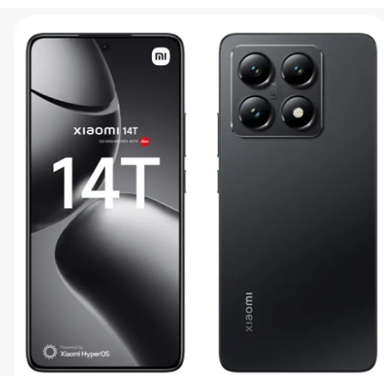 Smartphone Xiaomi 14T 512GB 12GB RAM Titan Black Pantalla AMOLED 6.67