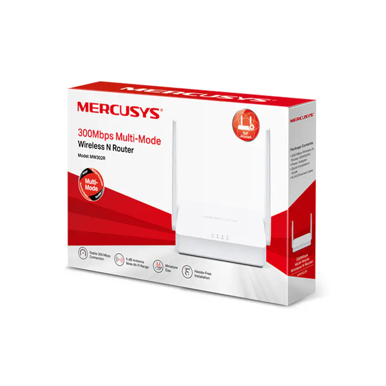 Router Inalámbrico N 300Mbps Mercusys MW302R 4
