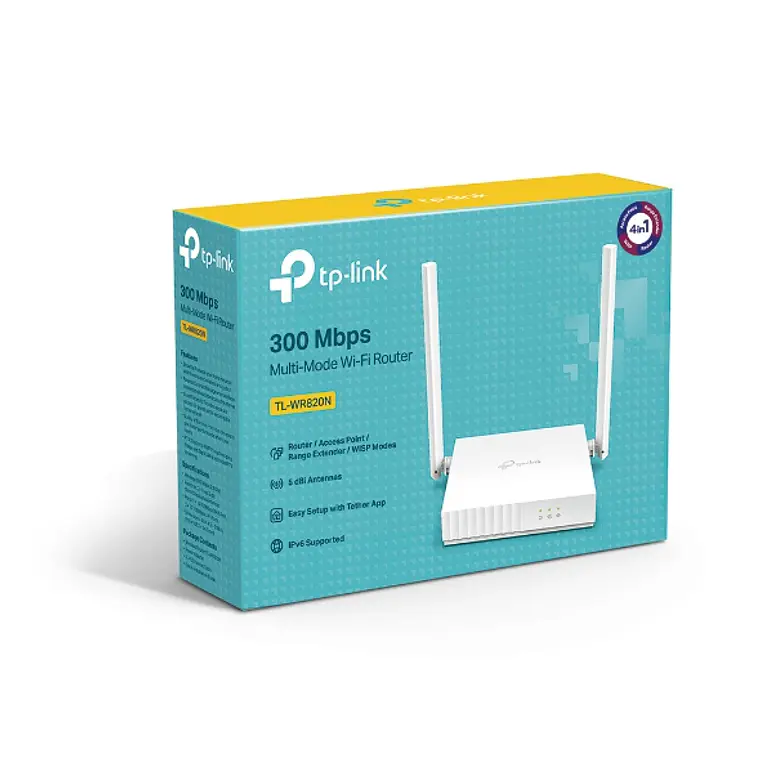 Router Wi-Fi Multimodo N300 TP-Link TL-WR820N 4