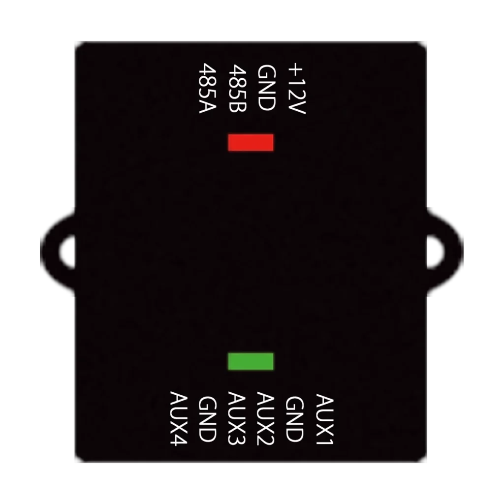 AUX485. conversor de 4 entradas auxiliares a rs485. compatible con controlador c2-260.