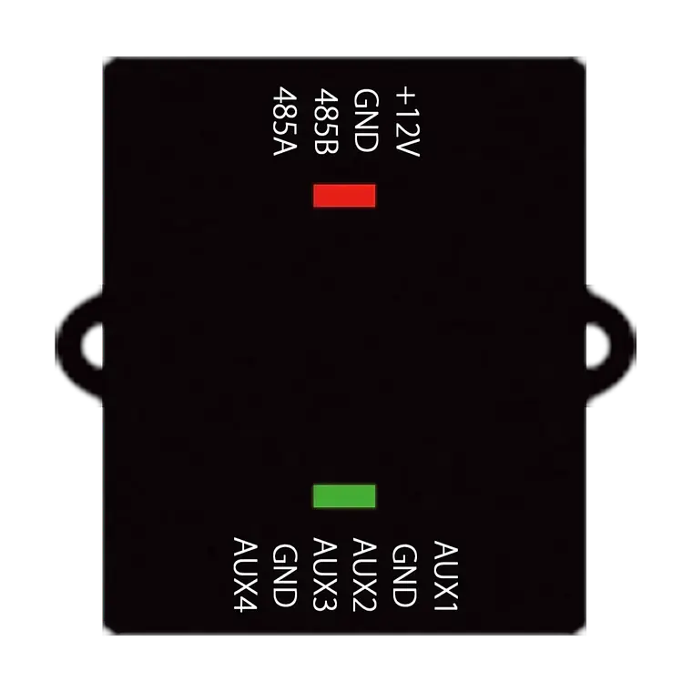 AUX485. conversor de 4 entradas auxiliares a rs485. compatible con controlador c2-260. 1