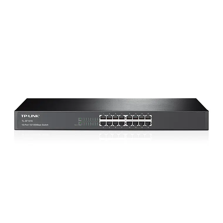 Switch de 16 Puertos 10/100Mbps para Montaje en Rack TP-Link TL-SF1016 1