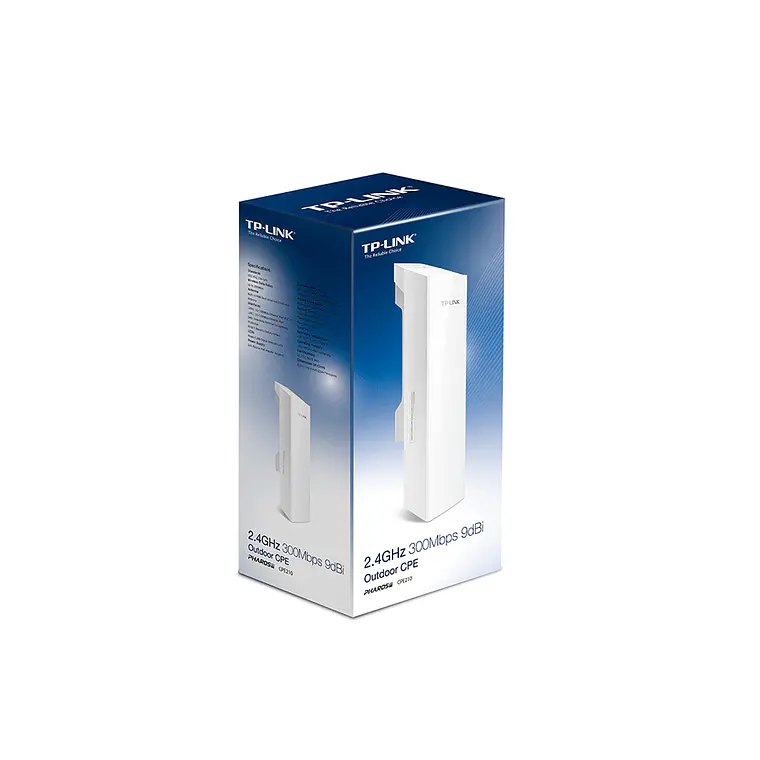 Punto de Acceso Exterior 2.4GHz 300Mbps 9dBi TP-Link CPE210 2