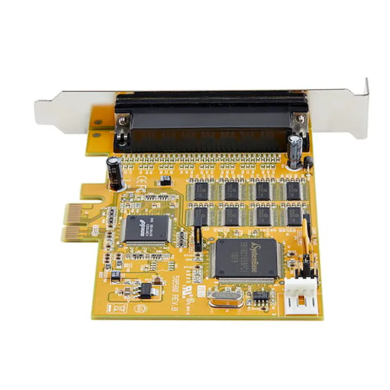 Tarjeta Serie PCI Express StarTech 8 Puertos RS-232 DB9 con Cable Multiconector 4