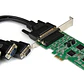 Tarjeta Adaptadora PCIe Express StarTech 4 Puertos (2x RS-232, 2x RS-422/RS-485)  - Miniatura 1