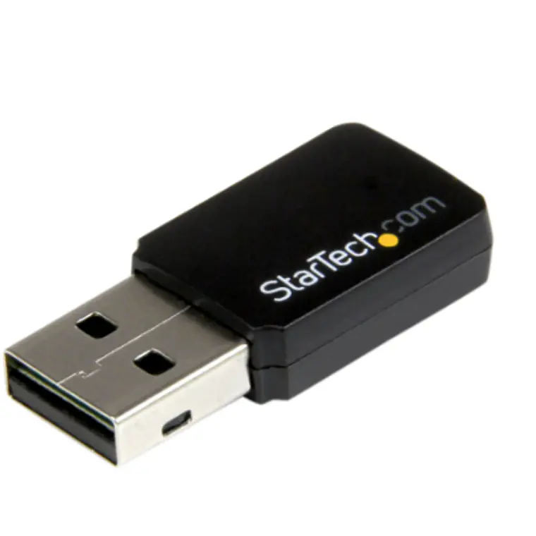 Adaptador de red WiFi USB Dual Band StarTech Mini AC600 433Mbps (USB433WACDB) 2