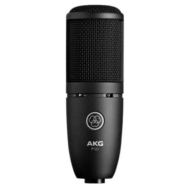 Micrófono Condensador de Estudio AKG P120 Cardioide XLR (Diafragma 2/3