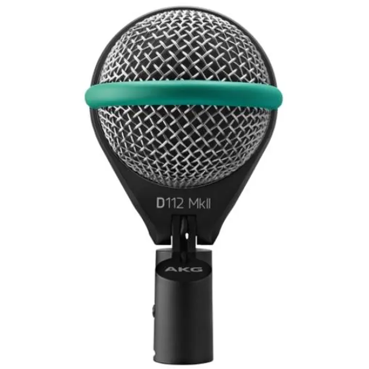 Micrófono Dinámico para Bombo y Bajo AKG D112 MKII Cardioide (Gran Diafragma, Resistencia SPL, Conector XLR Integrado) 2