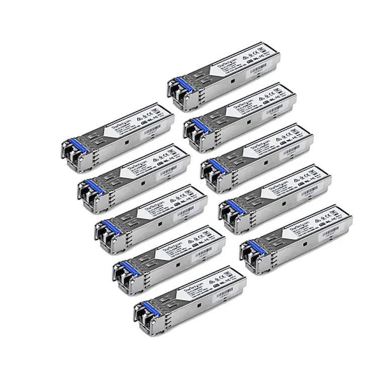 Pack 10 Módulos SFP Fibra Óptica StarTech.com GLCLHSMD10ST Compatible Cisco GLC-LH-SMD 6