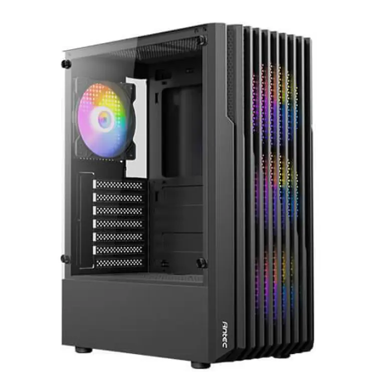 Gabinete Gamer Antec AX22 ELITE (Mid-Tower, Vidrio Templado, 4 Ventiladores RGB Incluidos, Malla Frontal) 4