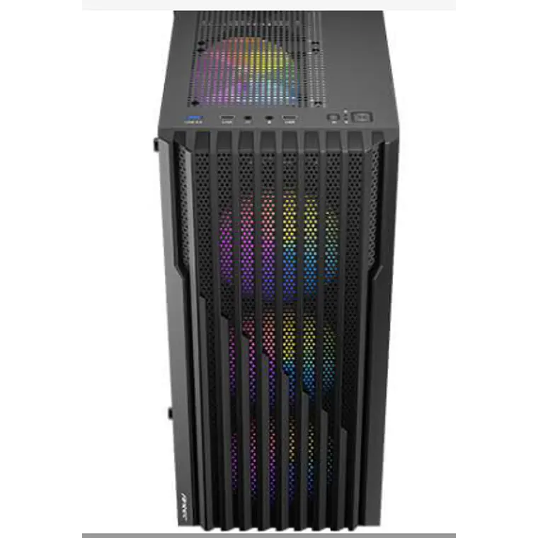 Gabinete Gamer Antec AX22 ELITE (Mid-Tower, Vidrio Templado, 4 Ventiladores RGB Incluidos, Malla Frontal) 6