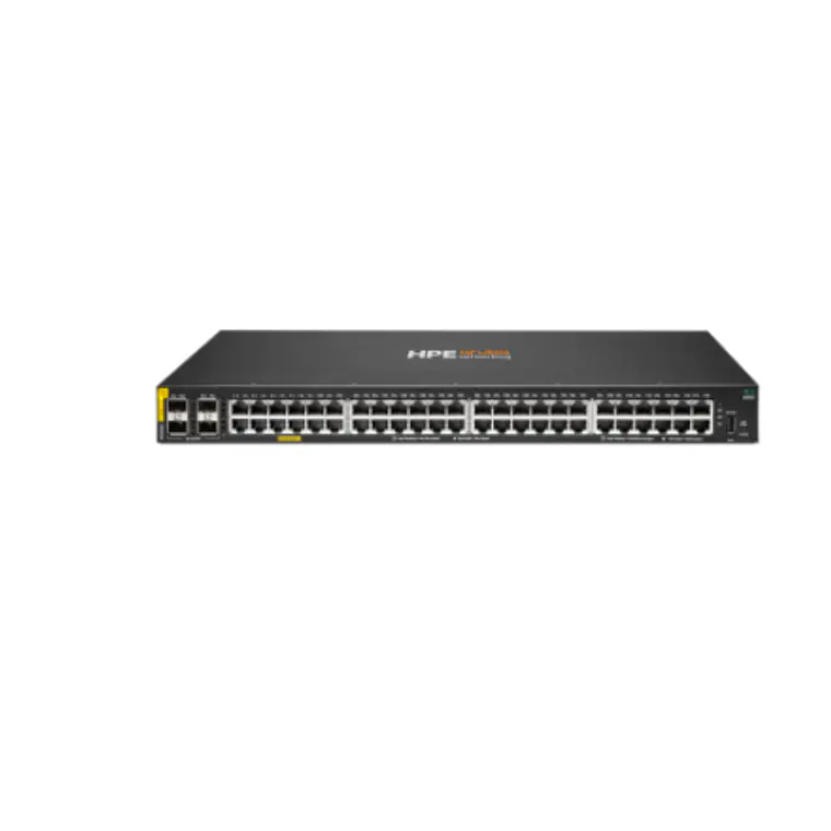 Switch 48 puertos HPE Aruba Networking CX 6000 48G Class4 PoE+ 4SFP 370W 1