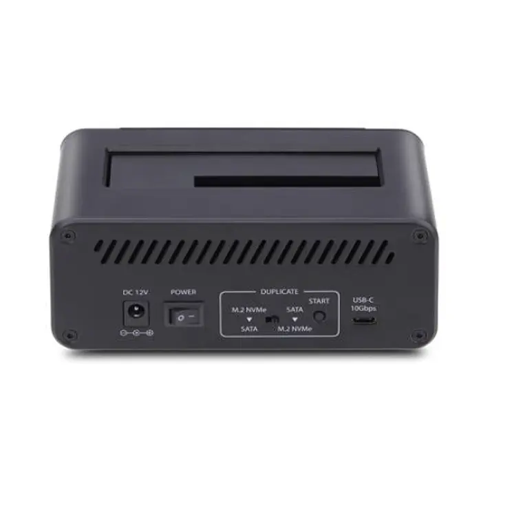 Base Clonadora Duplicadora de Discos M.2 NVMe y SATA 2.5