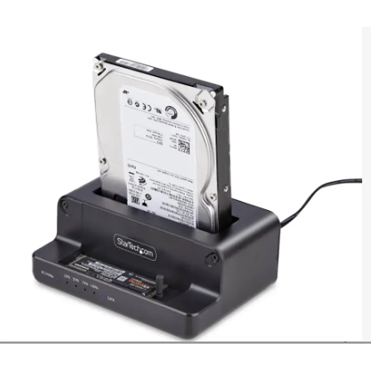 Base Clonadora Duplicadora de Discos M.2 NVMe y SATA 2.5