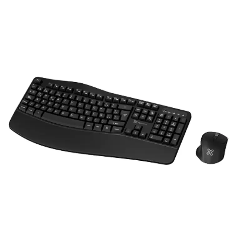 Dúo de Teclado y Mouse Inalámbricos Ergonomicos Premium con Modo Dual - Klip Xtreme  1