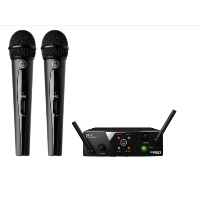 Sistema de Micrófono Inalámbrico Dual para Voz AKG WMS40 Mini Vocal Set BD JP1/2 - AKG  1