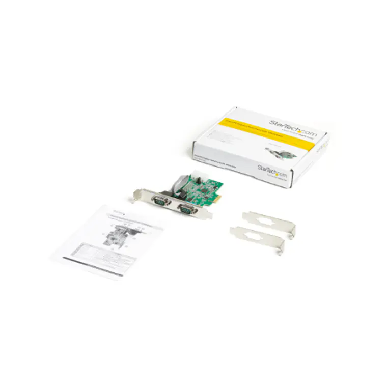 Tarjeta Adaptadora Serie PCI Express de 2 Puertos RS232 StarTech.com 6