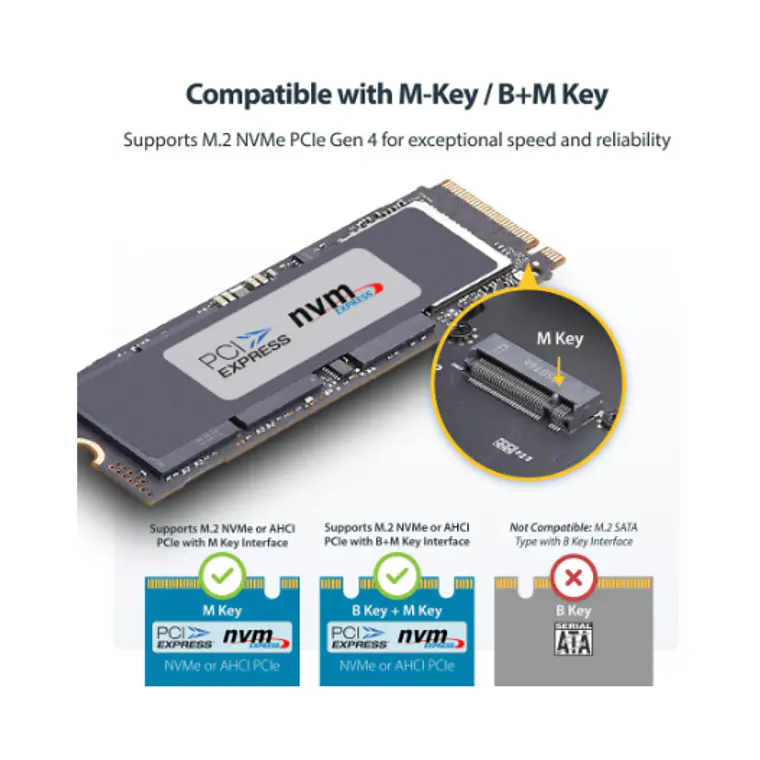 Disco Duro 40Gbps externo para SSD - Startech 3