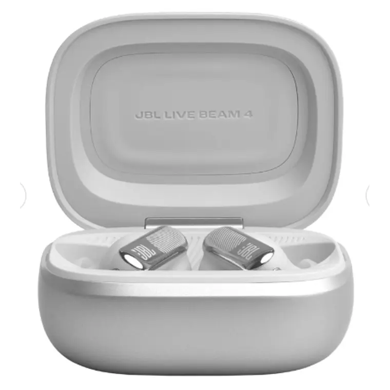 Audífonos Inalámbricos True Wireless JBL Live Beam 4 Plateado 4